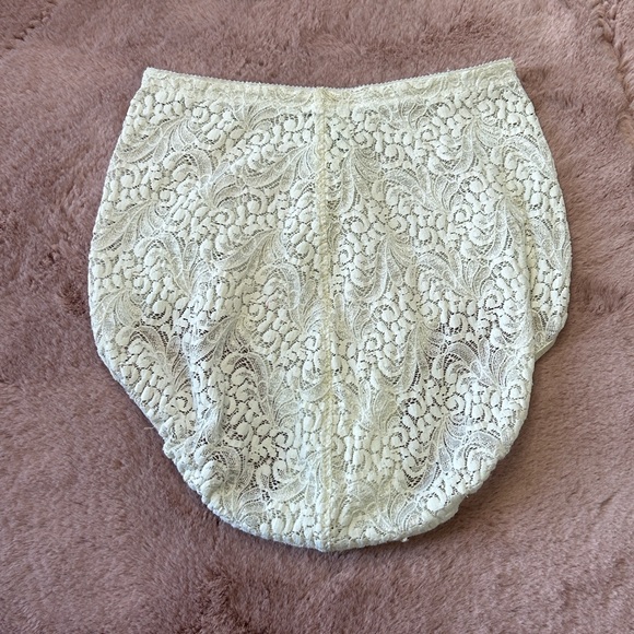 Vintage Sears High Waisted Satin and Lace Panty M - Picture 2 of 3